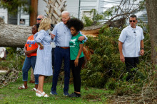 Americký prezident Joe Biden na Floride. FOTO: REUTERS