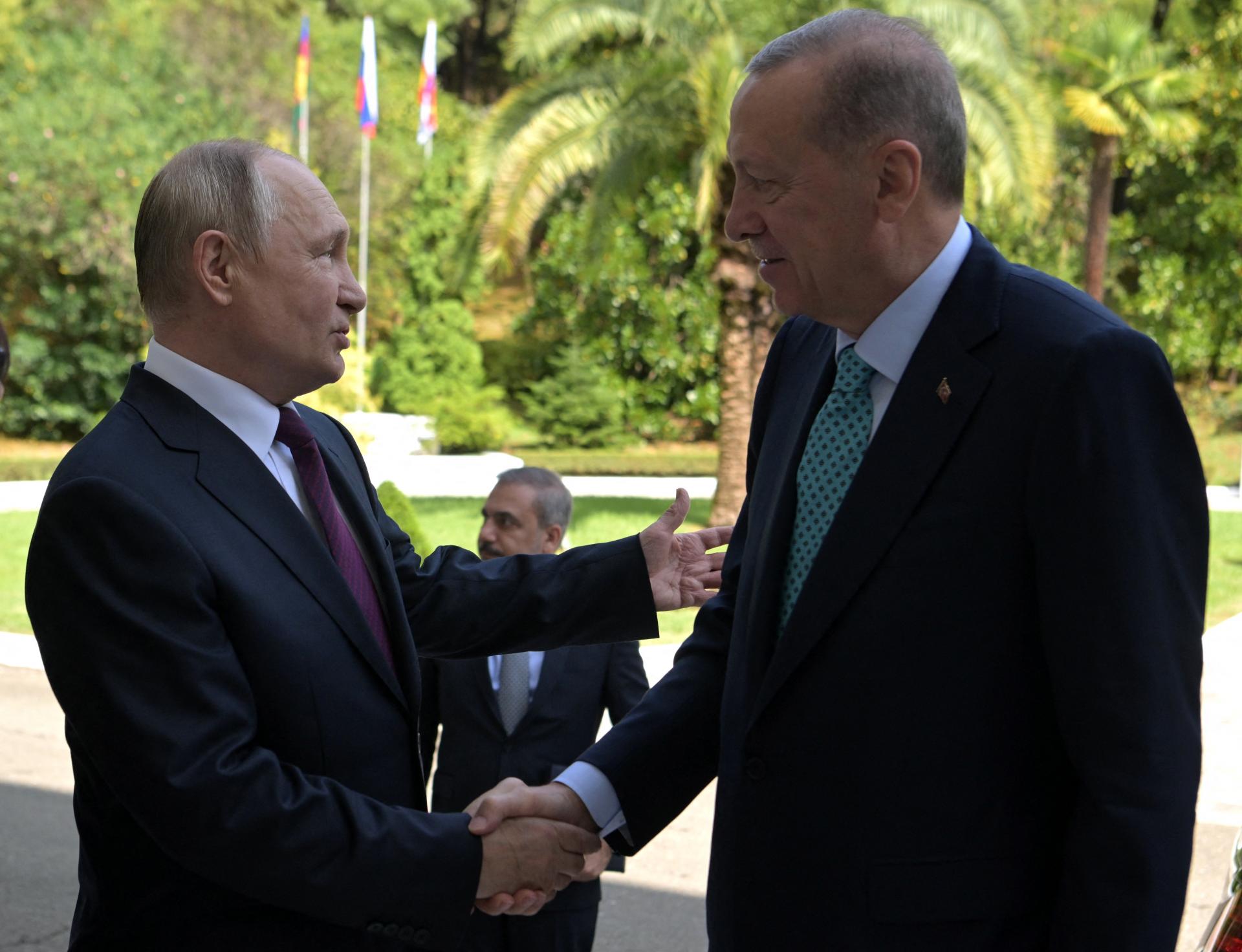 Turecko je proti alternatívam k obilnej dohode, Putin naznačil jej možné oživenie