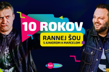 Ranná šou s Juniorom a Marcelom.