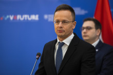 Maďarský minister zahraničných vecí Péter Szijjártó. FOTO: TASR/Jaroslav Novák