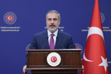 Turecký minister zahraničia Hakan Fidan. FOTO: Reuters