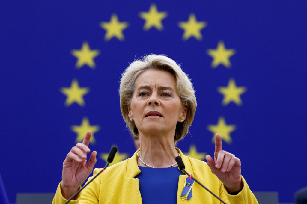Predsedníčka Európskej komisie Urusla von der Leyenová. FOTO: Reuters