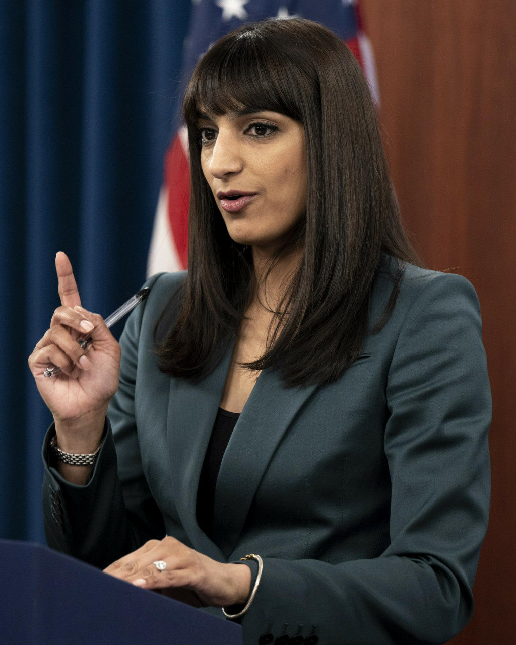 Hovorkyňa americk&eacute;ho ministerstva obrany Sabrina Singhov&aacute;. FOTO: Office of the Secretary of Defence