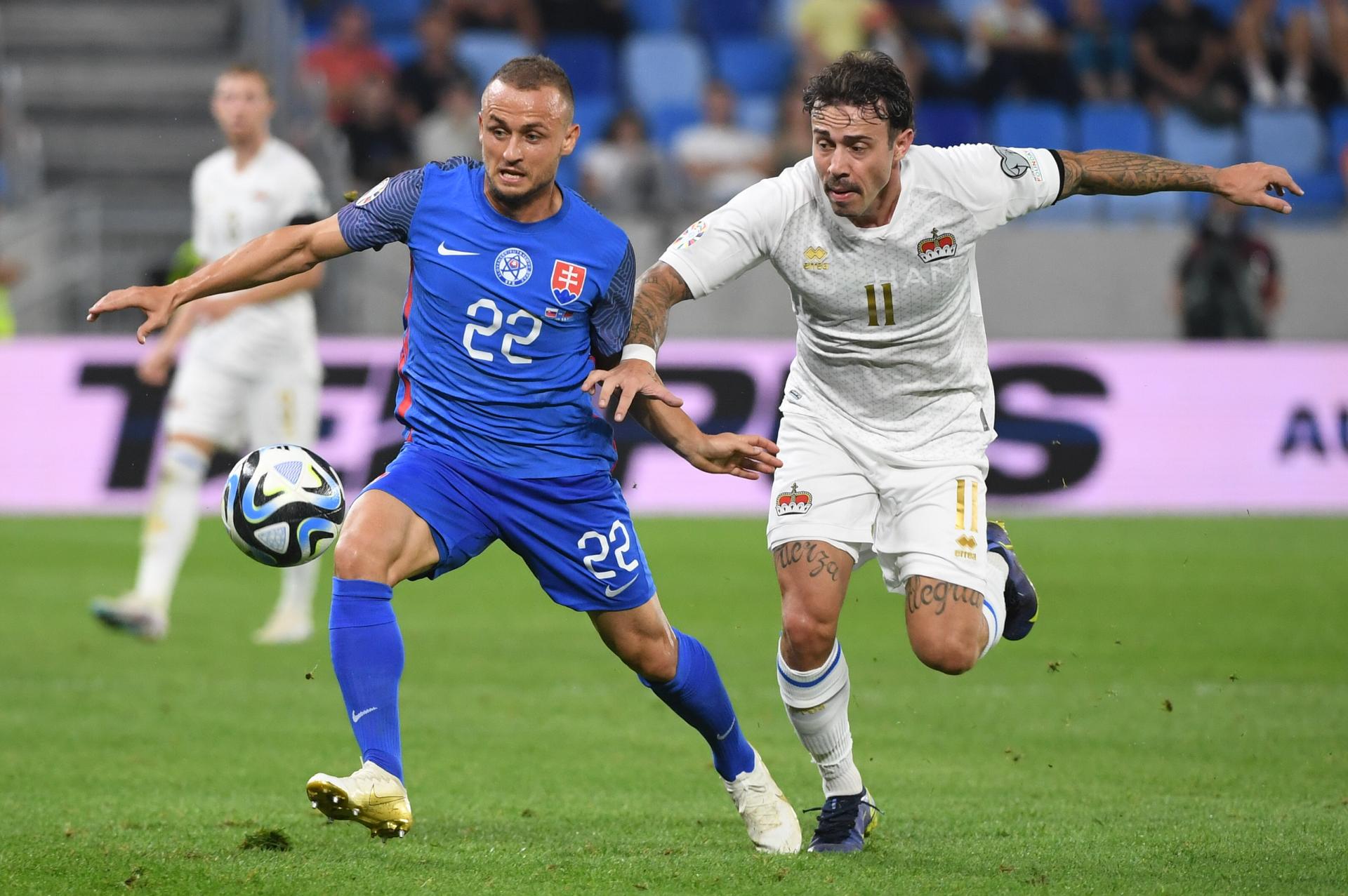 Tri góly za šesť minút. Slovensko porazilo Lichtenštajnsko 3:0 v kvalifikačnom zápase na ME 2024