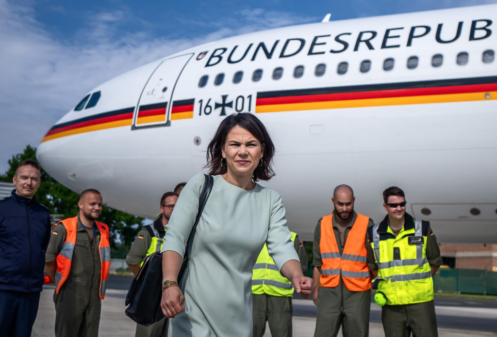 Nemecká ministerka zahraničných vecí Annalena Baerbocková. FOTO: TASR/DPA