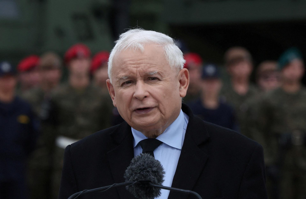 Podpredseda poľskej vlády a líder vládnej strany Právo a spravodlivosť Jaroslaw Kaczynski. FOTO: Reuters
