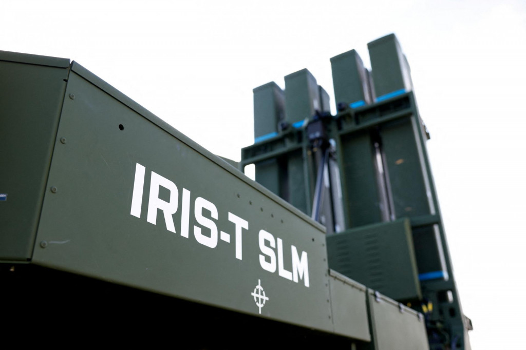IRIS-T SLM, systém protivzdušnej obrany nemeckého výrobcu zbraní Diehl Defence. FOTO: Reuters