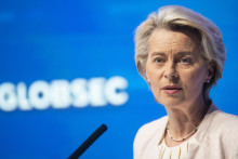 Predsedníčka Európskej komisie Ursula von der Leyenová. FOTO: TASR/Jakub Kotian