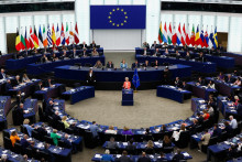 Európsky parlament vo francúzskom Štrasburgu. FOTO: Reuters
