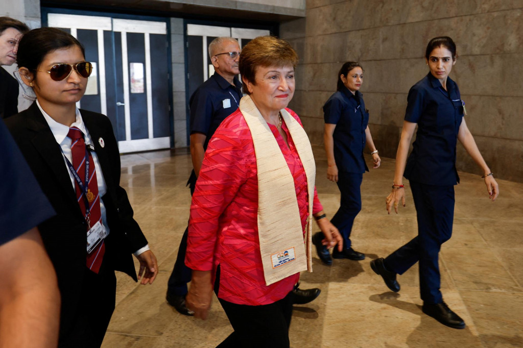 Výkonná riaditeľka Medzinárodného menového fondu Kristalina Georgieva. FOTO: Reuters