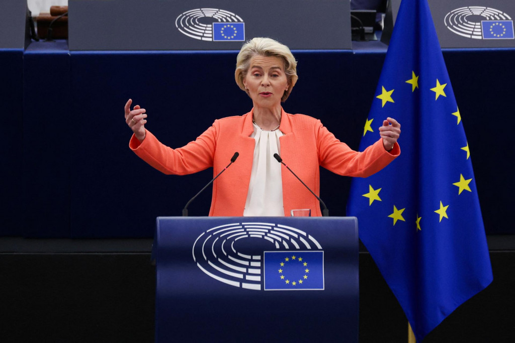 Šéfka Európskej komisie Ursula von der Leyenová. FOTO: REUTERS