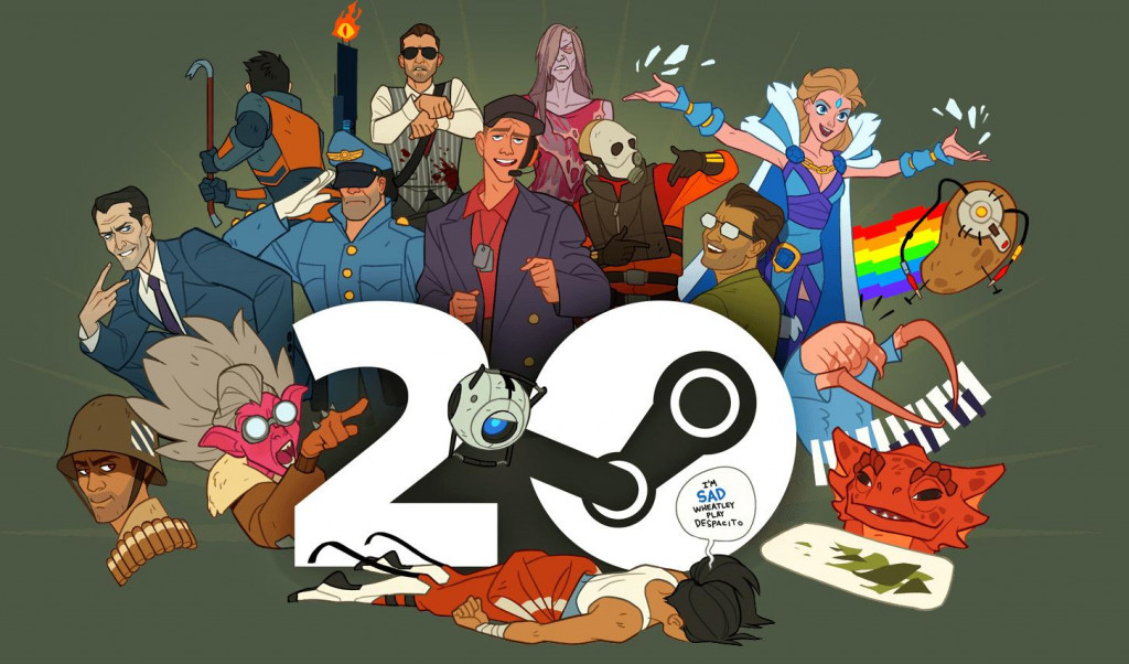 Steam oslavuje 20 rokov.
