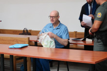 Obžalovaný exšéf TV Markíza Pavol Rusko na súdnom procese. FOTO: TASR/Ondrej Hercegh