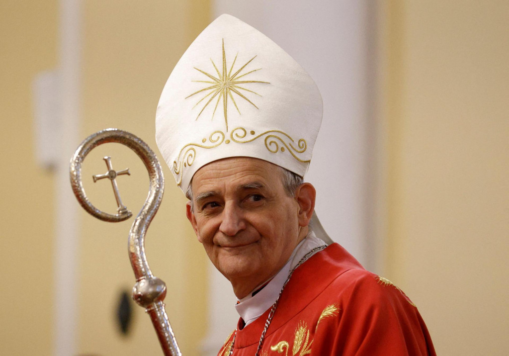 Mierový vyslanec pápeža Františka pre Ukrajinu Matteo Zuppi. FOTO: Reuters