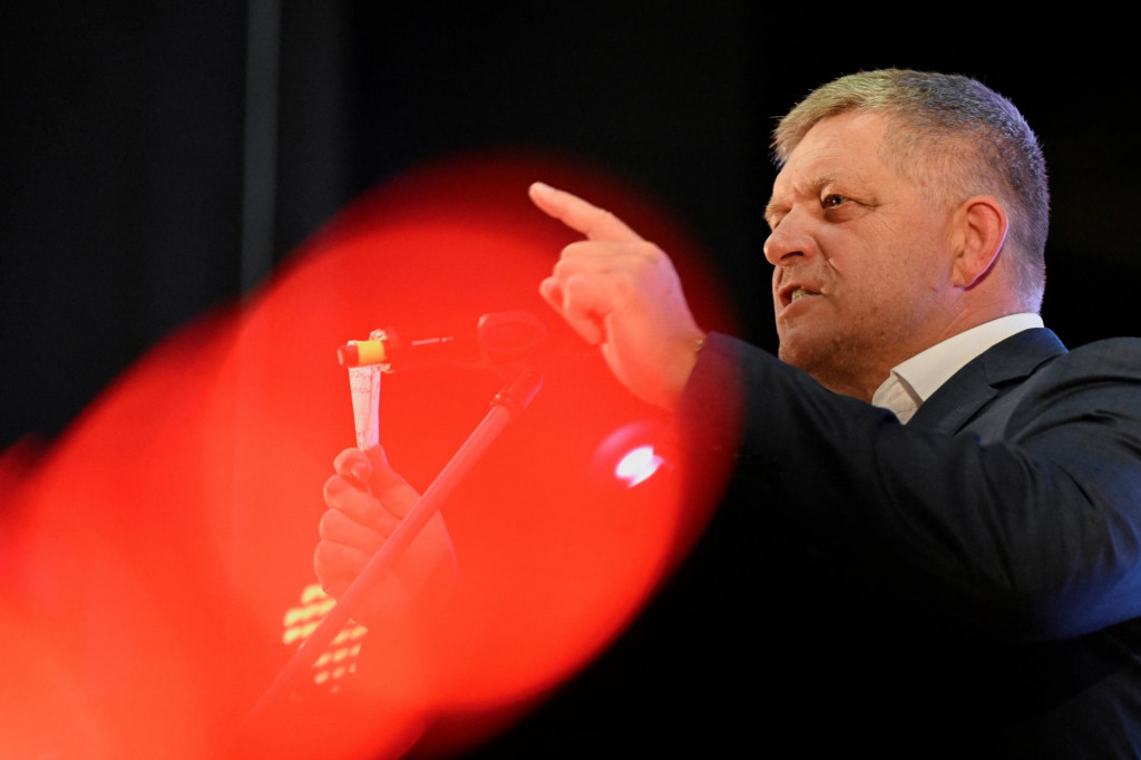 Šéf Smeru-SD Robert Fico. FOTO: Reuters