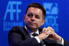 Guvernér Národnej banky Slovenska a člen Rady guvernérov ECB Peter Kažimír. FOTO: Reuters