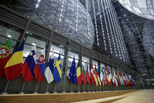 Vlajky krajín Európskej únie. FOTO: Reuters