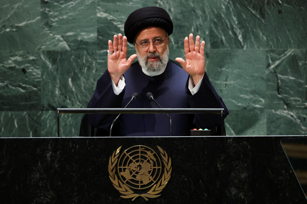 Iránsky prezident Ebráhím Raísí. FOTO: REUTERS