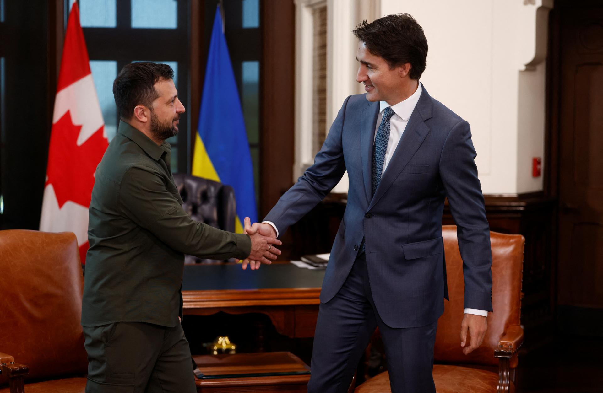 Kanada pošle Ukrajine vojenskú pomoc vo výške 450 miliónov eur, uviedol Trudeau