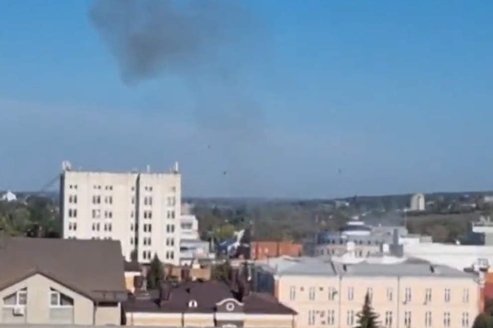 Na ruský Kursk zaútčil ukrajinský dron. Zasiahnutá budova patrí podľa ukrajinských médií tajnej službe FSB