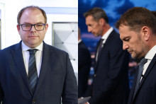 Šéf agentúry AKO Václav Hřích okomentoval predvolebnú debatu na Markíze. FOTO: HN, TV Markíza/M. Lachkovič