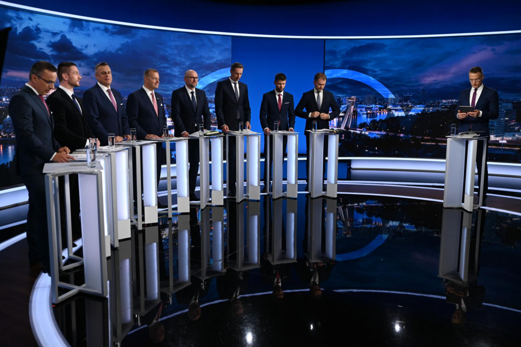 Volebná debata. FOTO: TV Markíza/Martin Lachkovič