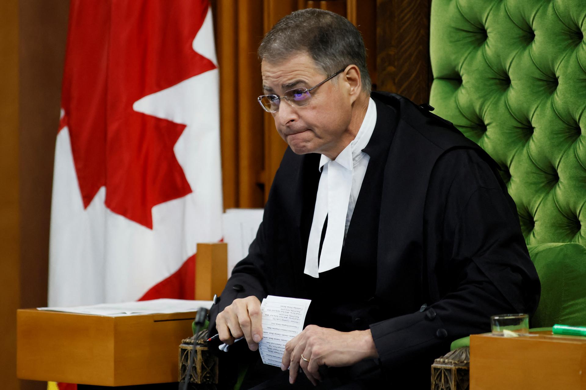 Predseda kanadského parlamentu odstúpil z funkcie pre škandál s veteránom, ktorý bojoval na strane nacistov