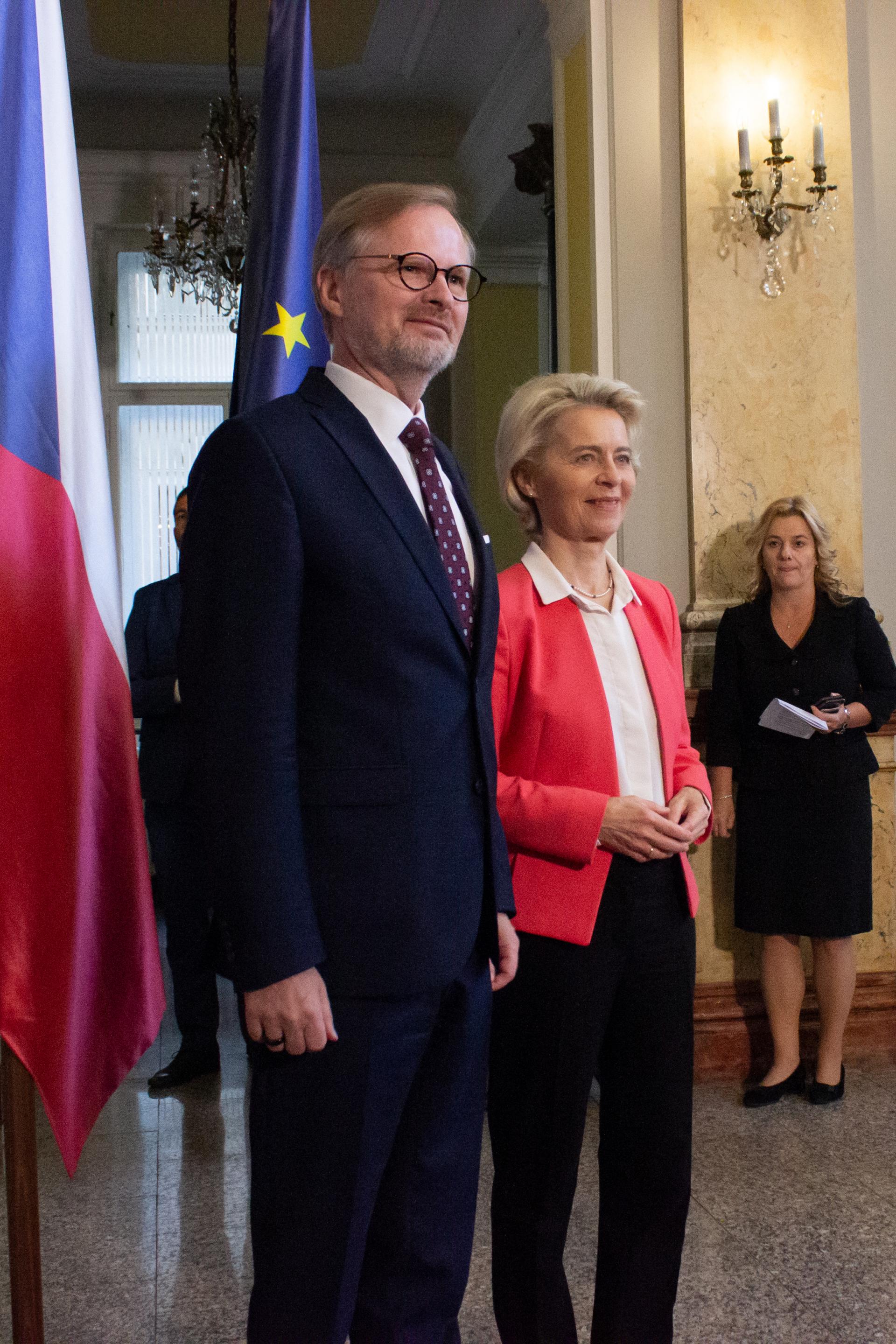 Česko je pripravené podieľať sa na ochrane vonkajšej hranice Únie, vyhlásil premiér Fiala