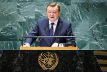 Bieloruský minister zahraničných vecí Siarhej Alejnik. FOTO:  REUTERS