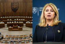 Na snímke vľavo prezidentka Zuzana Čaputová. FOTO: TASR/P. Zachar, TASR/J. Novák