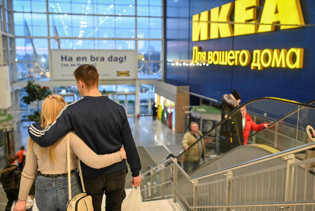 Predajňa IKEA v ruskom Omsku. FOTO: REUTERS