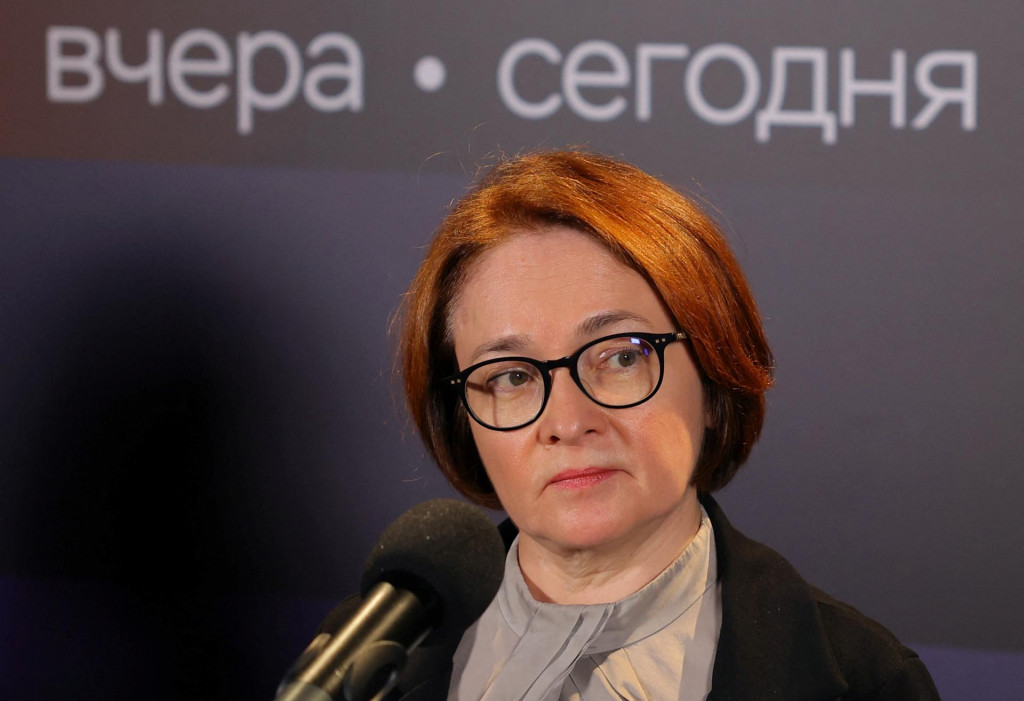 Guvernérka ruskej centrálnej banky Elvira Nabiullina. FOTO: REUTERS