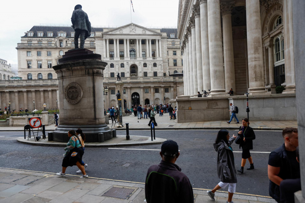Bank of England v Londýne. FOTO: REUTERS