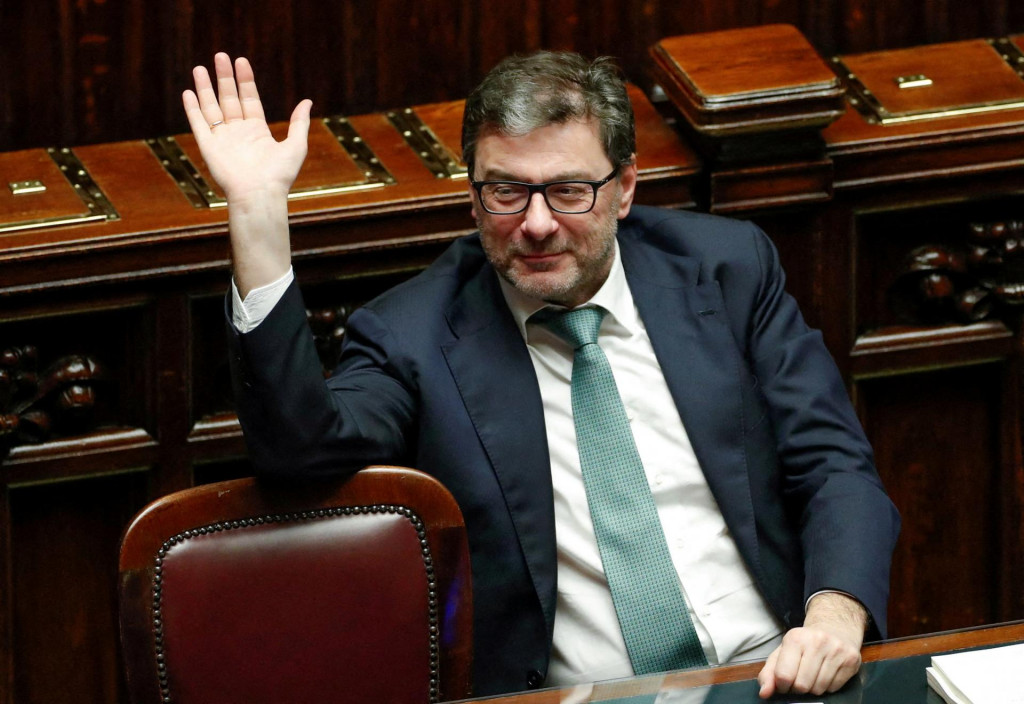 Taliansky minister hospodárstva Giancarlo Giorgetti. FOTO: Reuters