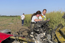 Havária malého lietadla v Maďarsku. ILUSTRAČNÁ SNÍMKA: TASR/AP