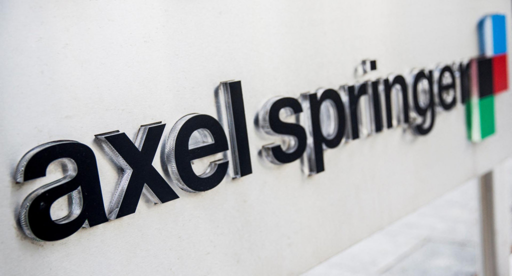 Logo spoločnosti Axel Springer. FOTO: Reuters