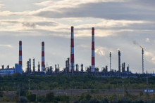 Závod na spracovanie plynu v Orenburgu Gazprom v ruskom regióne Orenburg. FOTO: Reuters