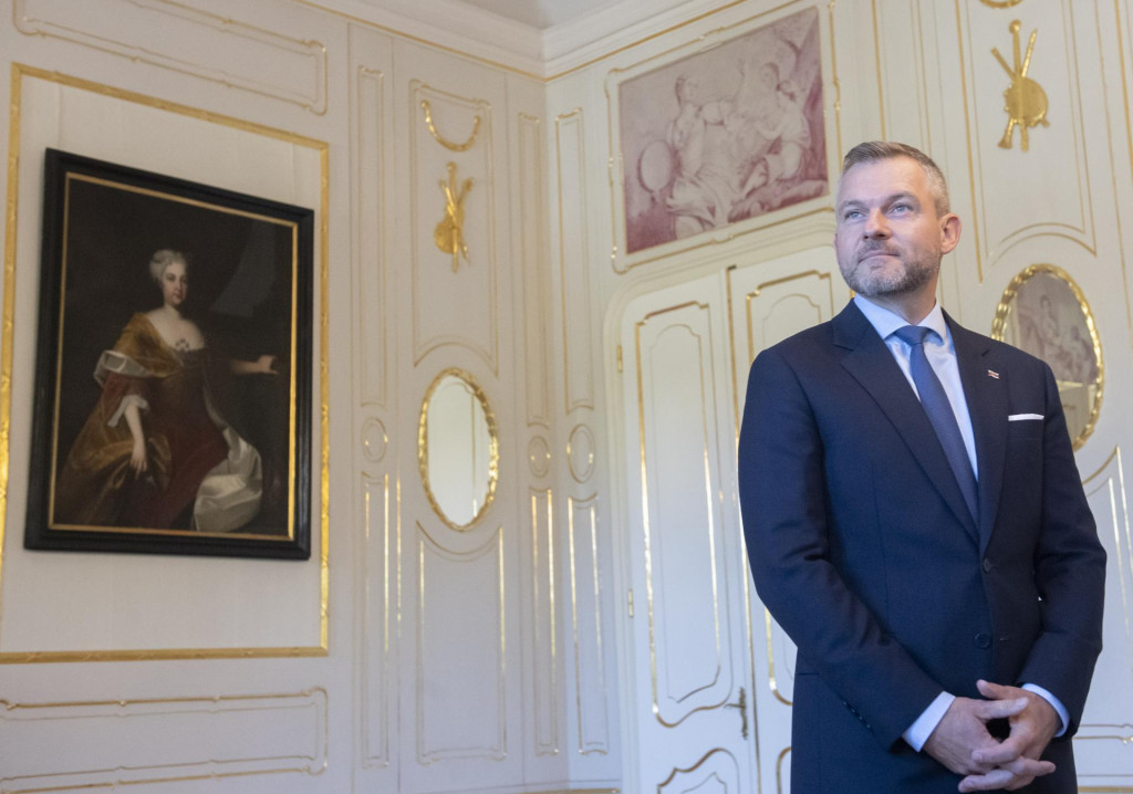 Peter Pellegrini v Prezidentskom paláci. FOTO: TASR/Martin Baumann
