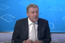 Minister dopravy Pavol Lančarič v HNtelev&iacute;zii. FOTO: HN