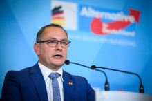 Líder krajne pravicovej strany Alternatíva pre Nemecko Tino Chrupalla. FOTO: TASR/DPA

