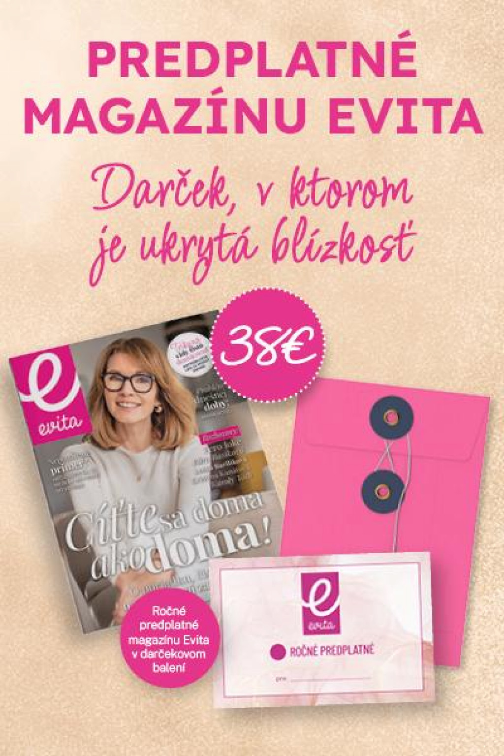 Darčekové predplatné Evita