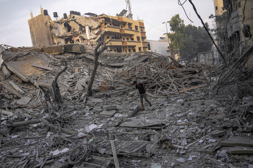 Boje v pásme Gazy. FOTO: TASR/AP