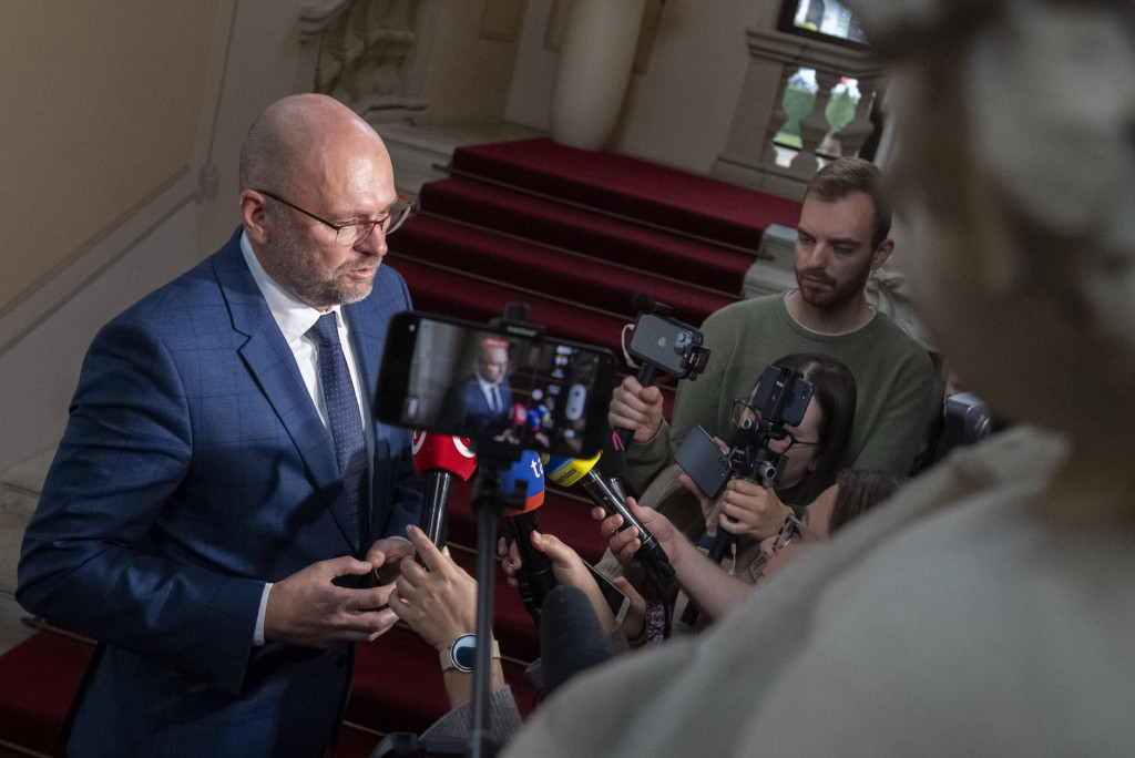 Predseda SaS Richard Sul&iacute;k. FOTO: TASR/Martin Baumann