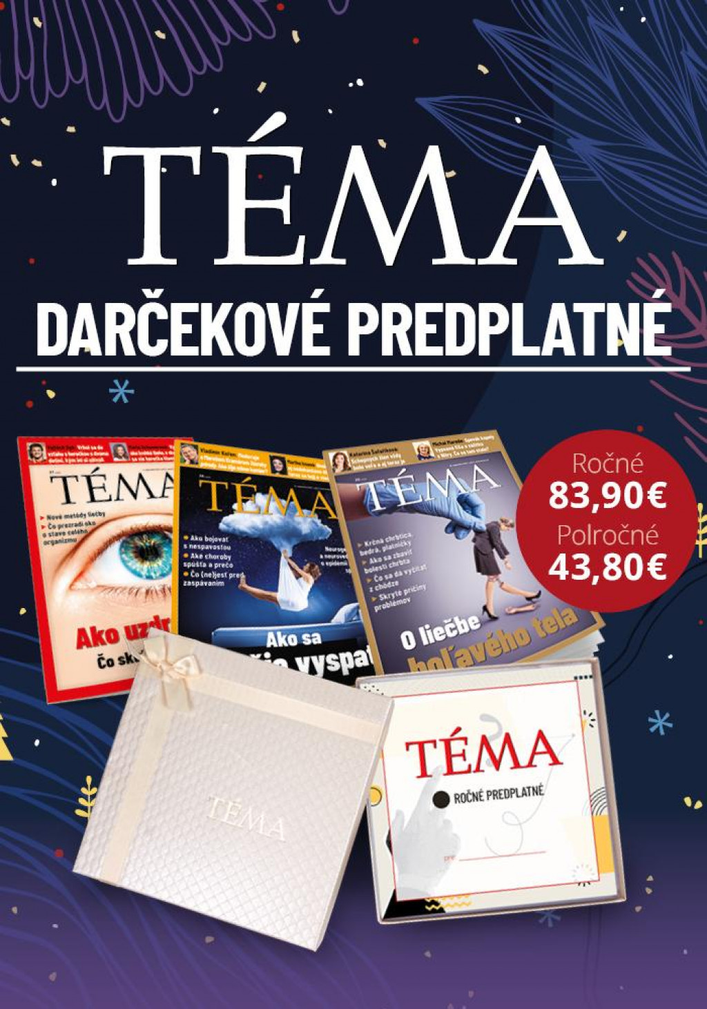 Téma darčekové predplatné