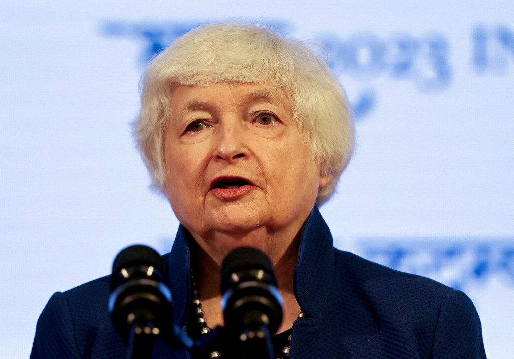 Americká ministerka financií Janet Yellenová dobre vie, že dlh americkej vlády je nafúknutý na prasknutie. FOTO: REUTERS