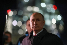 Ruský prezident Vladimir Putin na návšteve Gazpromu. FOTO: Sputnik/Reuters