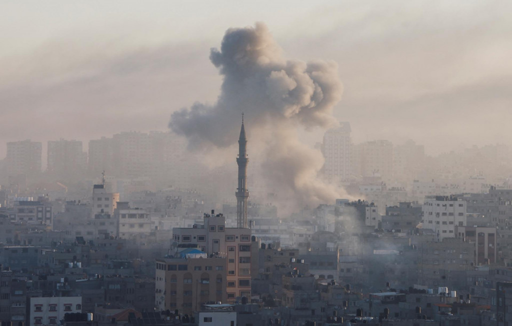 Pásmo Gazy po útoku Izraela. FOTO: Reuters