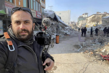 Videoreportér Issám Abdalláh. FOTO TASR/AP
