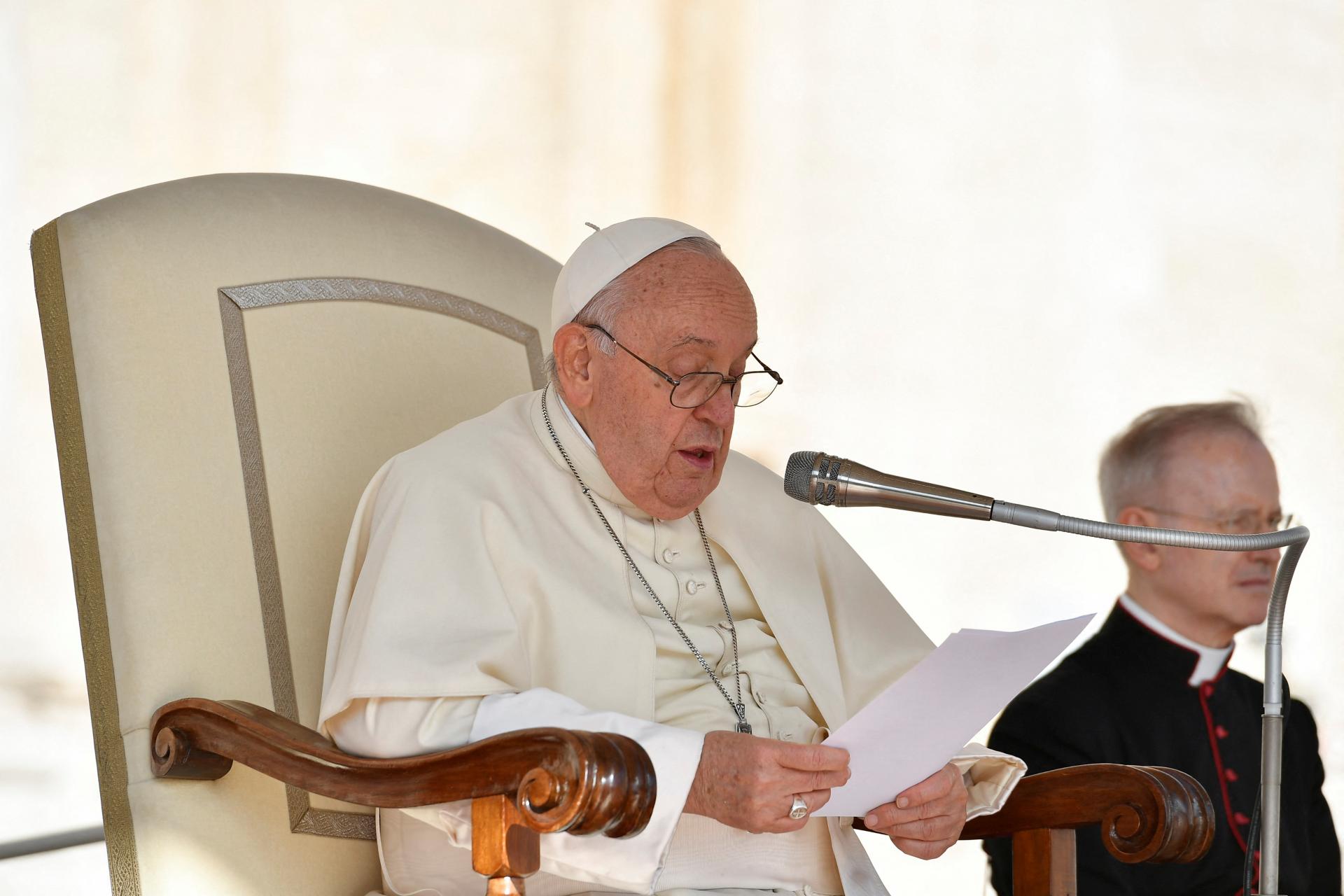 Pápež František vyzval na vytvorenie humanitárnych koridorov v Gaze