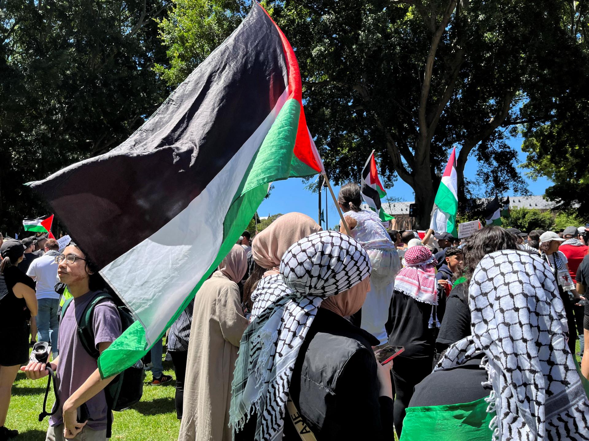 Tisíce ľudí v Austrálii demonštrovali na podporu Palestíny